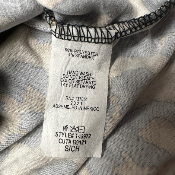 GAZE Leopard Print Bodysuit, Size Small, NWOT - Picture 2 of 9